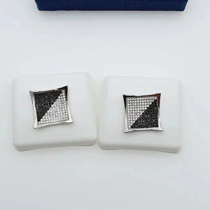 925 Sterling Silver Plated CZ Earrings, EVBRS675